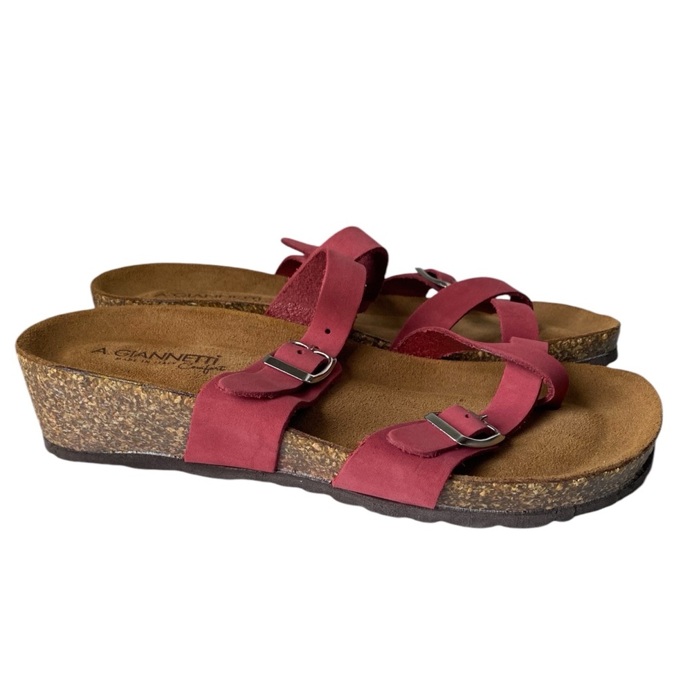 A. Giannetti Comfort Women’s Sandals Red Size 6.5